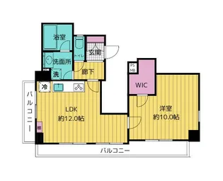 入谷アムフラットII【9階】の間取り