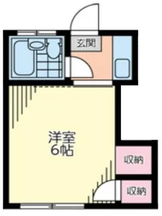 ドリームコーポ【1階】の間取り