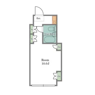 ニューステイトメナー【8階】の間取り