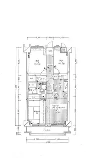 グリーンキャピタル大和【7階】の間取り