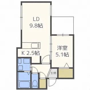 T-STYLE STELLA【2階】の間取り