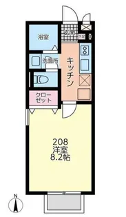 サザンコート【2階】の間取り