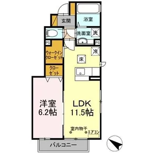 シティベリエ【1階】の間取り