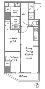 GRAN PASEO浅草II【4階】の間取り