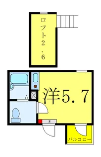 ゼネラルハイツ鶯谷【3階】の間取り