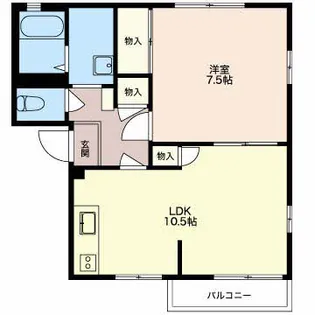 フレグランス イズ【2階】の間取り