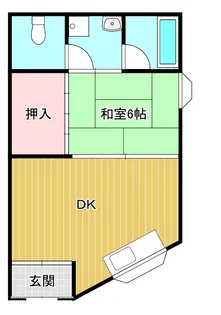 大阪府大阪市天王寺区国分町【マンション】の間取り