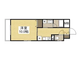 キャッスルサイド【6階】の間取り