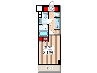 プラティーク・キューヴ【9階】の間取り