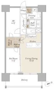 ライトテラス新宿御苑【3階】の間取り