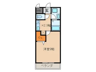 WING青山【1階】の間取り