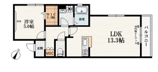 フォルトゥーナ【2階】の間取り