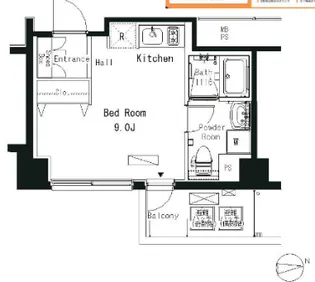 パークアクシス横浜井土ヶ谷【5階】の間取り