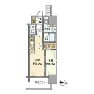プレサンスロジェ名古屋駅前【12階】の間取り