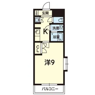 エレガンテ帯山【2階】の間取り