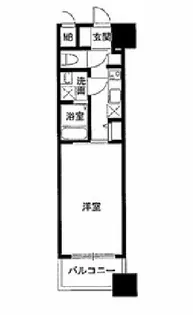 アヴァンティーク銀座2丁目【11階】の間取り