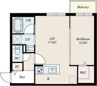 S-RESIDENCE東札幌azure【2階】の間取り