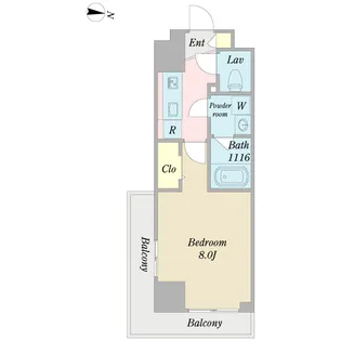 ローデア【2階】の間取り