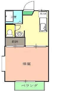 フレグランス船岡B【2階】の間取り