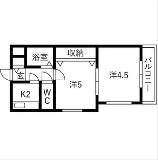 KSグランツ【2階】の間取り