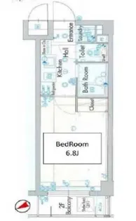 グラントゥルース中野江原町【1階】の間取り