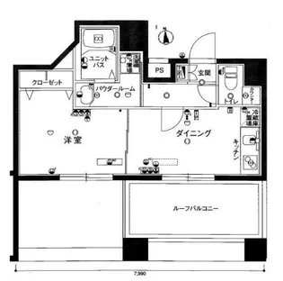 スカイコート南砂町第2【7階】の間取り