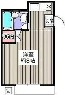 ハウスみどり【1階】の間取り