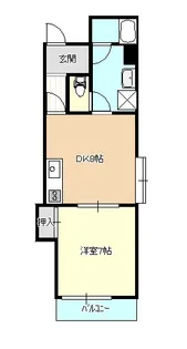 ルミネハイツA【4階】の間取り