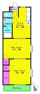ルシール五番館【3階】の間取り