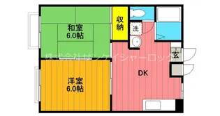 サンヒルズA【1階】の間取り