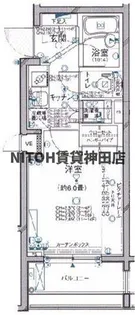 パレステュディオ新宿御苑駅前【9階】の間取り
