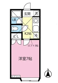 ジャルダンA【2階】の間取り