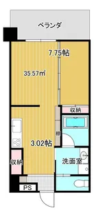 トマリテラス【5階】の間取り