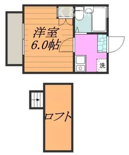 ジュネパレス柏第107【2階】の間取り