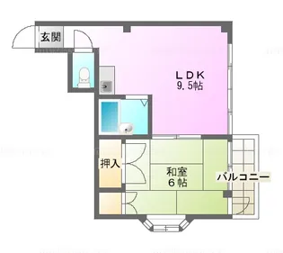 ケイマンション【3階】の間取り