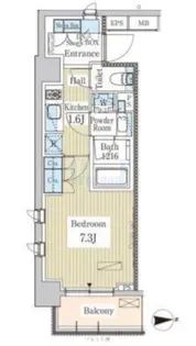 パークアクシス高田馬場テラス【5階】の間取り