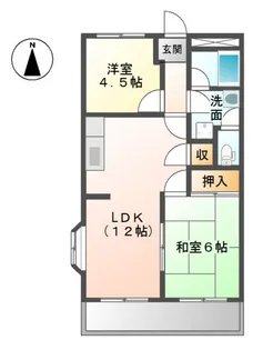 クラウンズマンション【3階】の間取り