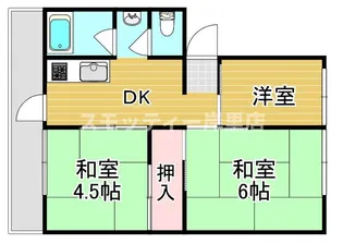 シャトーポール【4階】の間取り