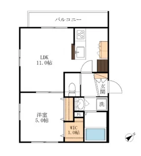 グランピア東金町【3階】の間取り