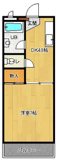 コーポ青空【2階】の間取り