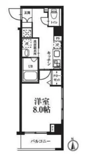 Ts garden高円寺【5階】の間取り
