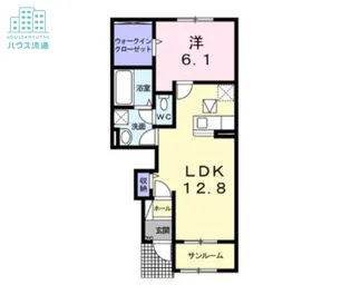 カームリー三城 C【1階】の間取り