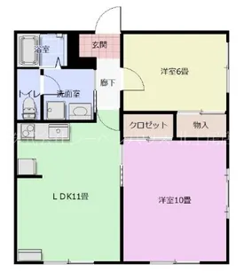 アトレハイツ D棟【2階】の間取り