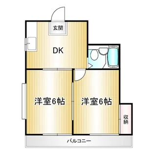 パークサイドイン【2階】の間取り