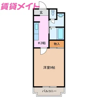 グレイスヒル【3階】の間取り