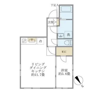 プラティーク清澄庭園【4階】の間取り