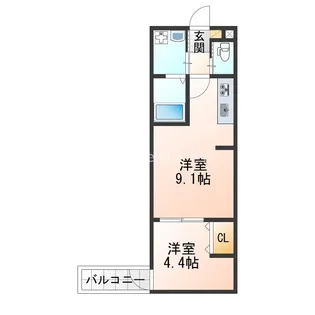 ALEGRIA垂水【1階】の間取り