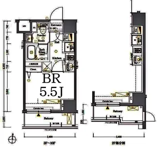 Log横浜鶴見【3階】の間取り