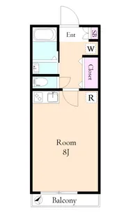 ロイヤルオーク【3階】の間取り