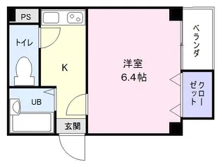 メゾン蔵【5階】の間取り